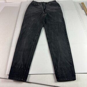 VTG Levi's Jeans Women's 27x30 512 Slim Tapered Black Faded Cotton Denim Tag 9 M